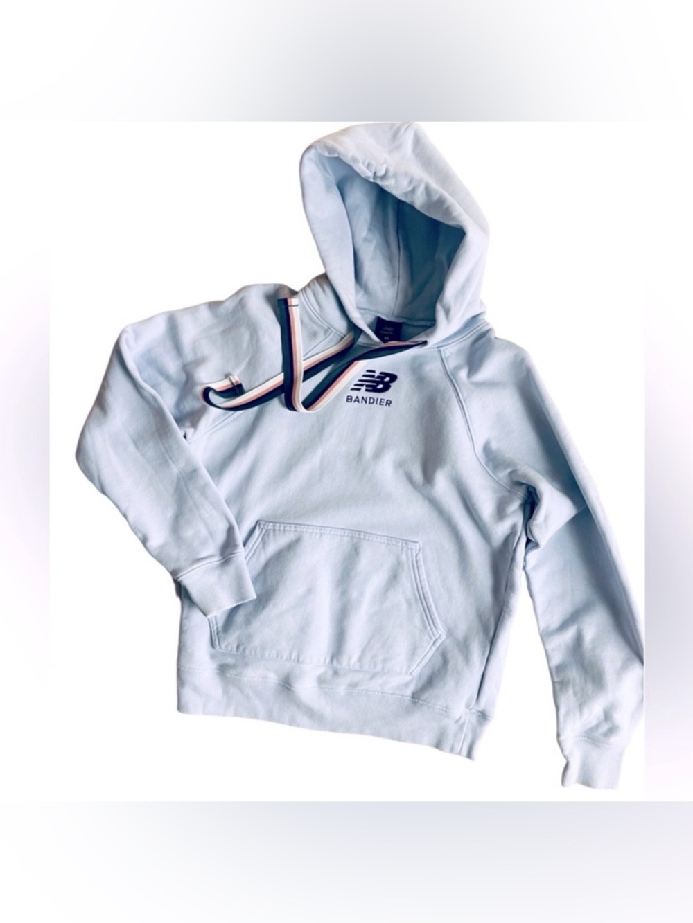 New Balance Bandier Collaboration Gray Purple Hoodie XS